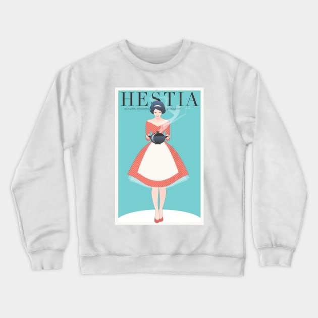 Olympic goddess Magazine: Hestia Crewneck Sweatshirt by LaInspiratriz